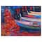 Designart - Wooden Sailboat Over Ocean - Nautical Painting Print on Wrapped Canvas